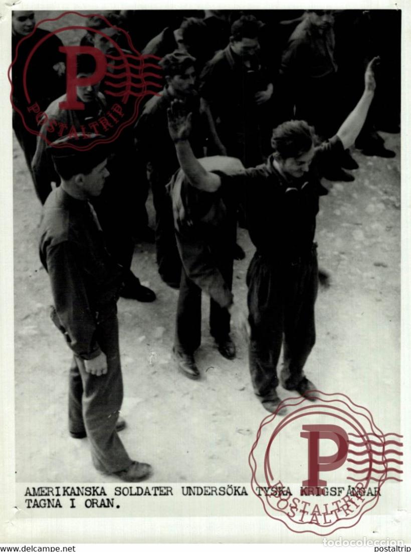 Militaria: ORANG GERMAN PRISIONERS OF WAR KRIEGSGEFANGENEN 21*15CM SWEDEN SVERIGE SEE CORNERS