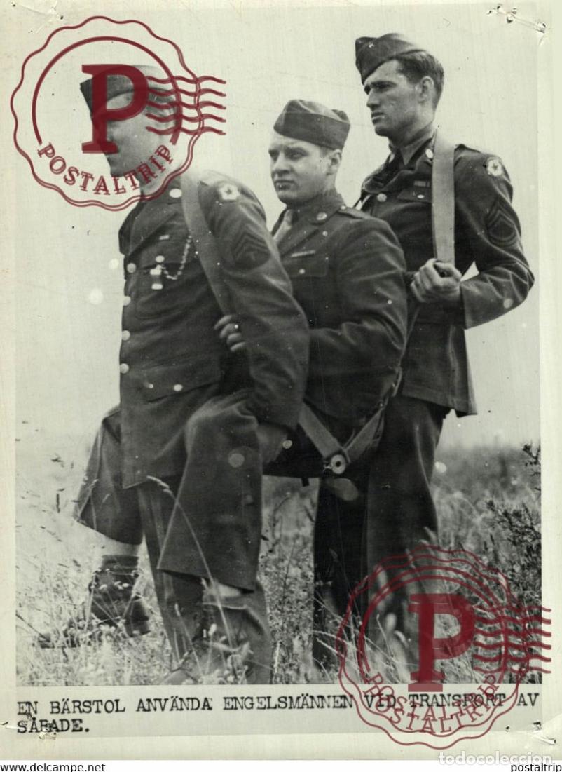 Militaria: SARADE ENGLISH SOLDIERS 21*15CM SWEDEN SVERIGE SEE CORNERS