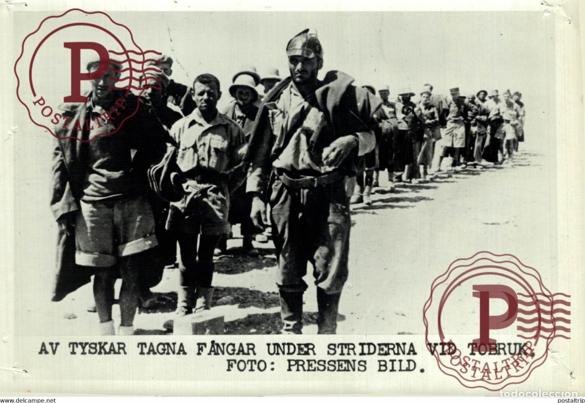 Militaria: PRISONERS OF WAR 21*15CM SWEDEN SVERIGE SEE CORNERS