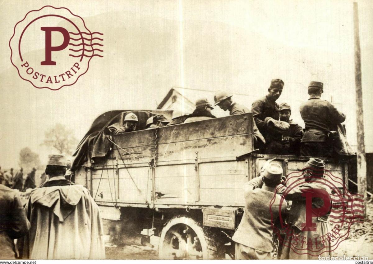 Militaria: Battle of Caporetto SLOVENIA ITALY WORLD WAR I 16*12CM aktiebolaget bild-centralen SWEDEN