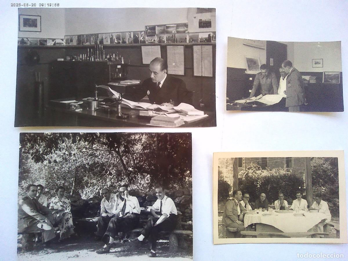 Militaria: GUERRA CIVIL : LOTE DE 4 FOTOS DE UN OFICIAL DE LA ARMADA NACIONAL. MARINA