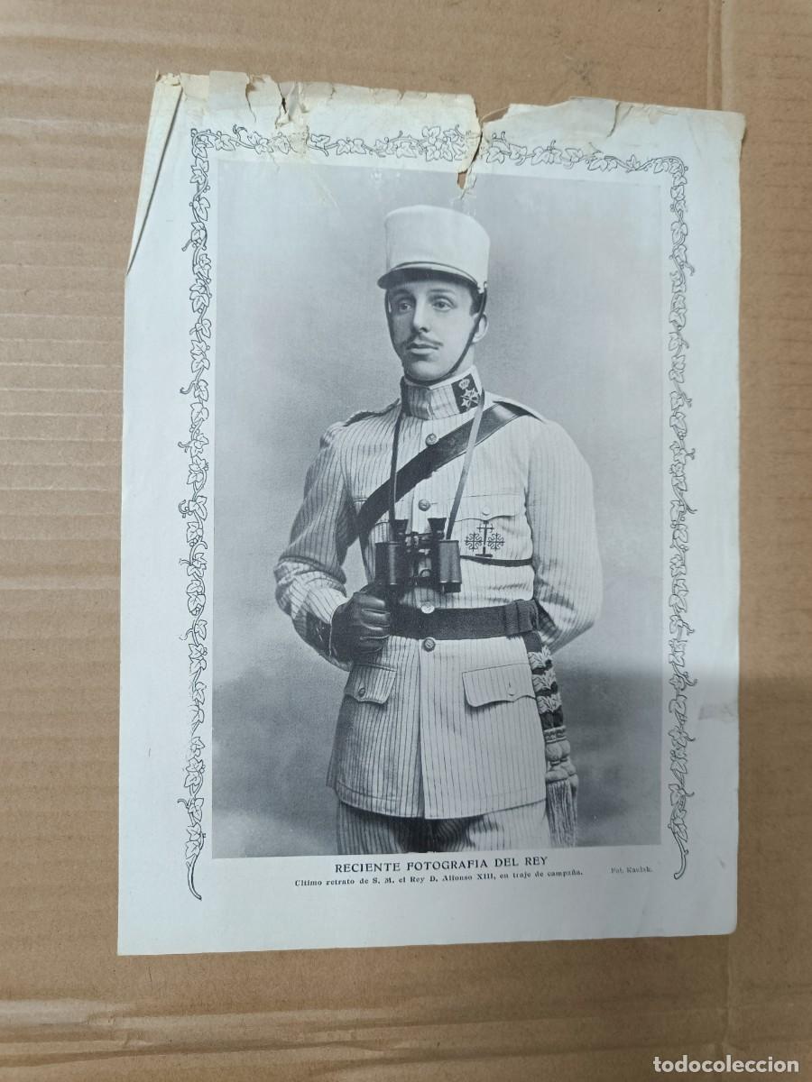 Militaria: ANTIGUO CARTEL REVISTA, FOTOS REY ALFONSO XIII EN CAMPA&Ntilde;A, CONCURSO AVIACION PAMPLONA -P22