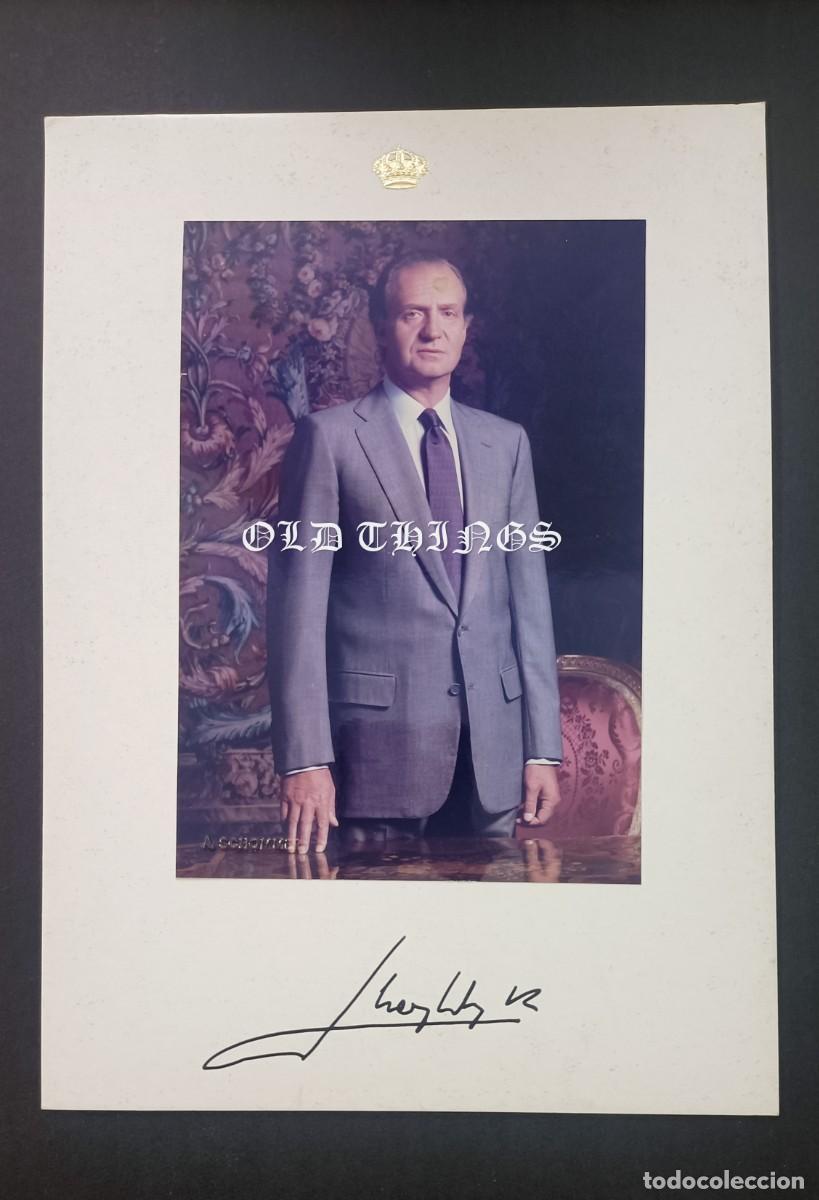 Militaria: Fotograf&iacute;a institucional del Rey em&eacute;rito Juan Carlos I, realizada por el artista -fot&oacute;grafo Alberto