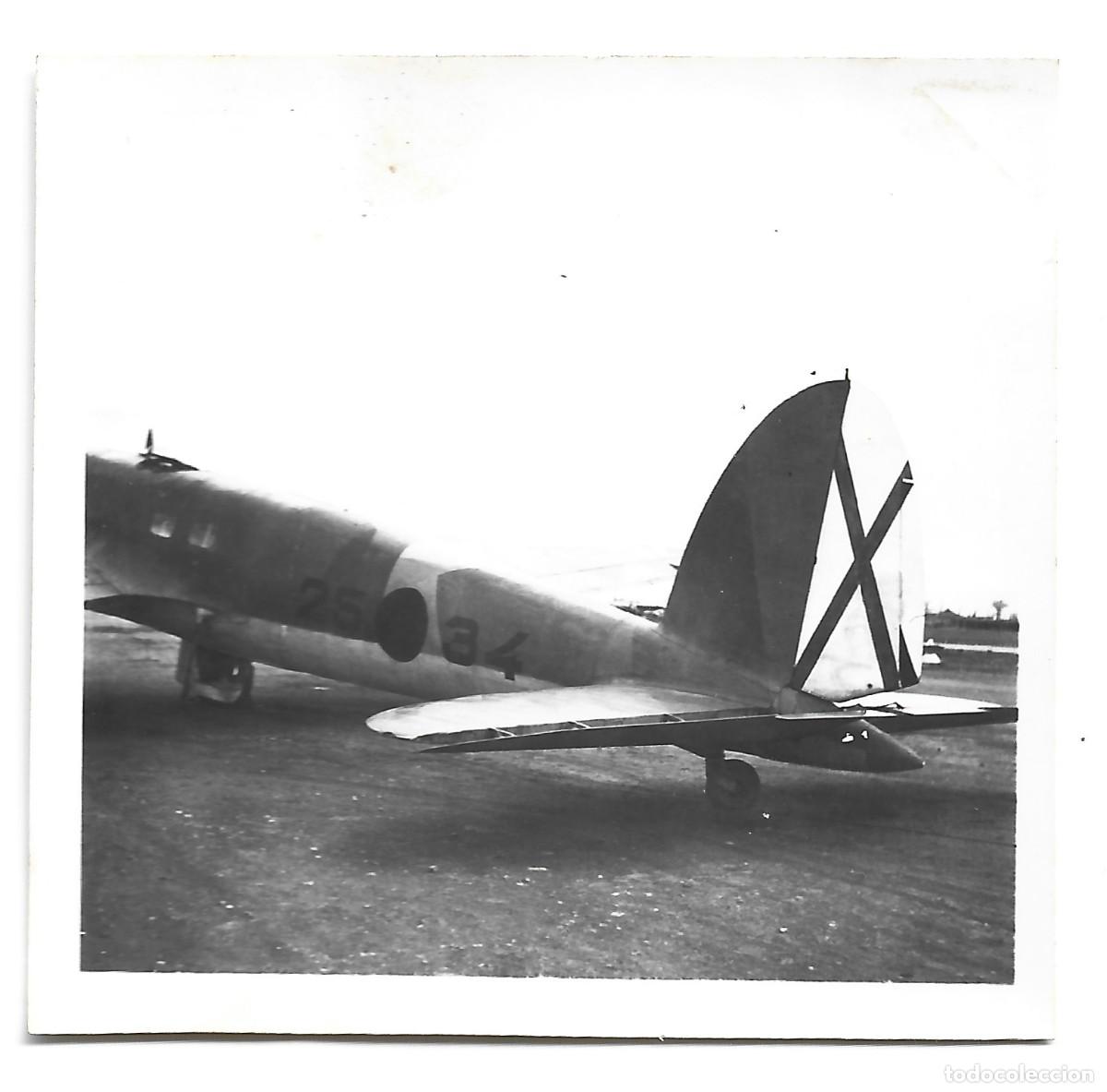 Militaria: 1937-38 ca Fotograf&iacute;a guerra civil tomada por Soldados Legi&oacute;n C&oacute;ndor Avion Heinkel He 111