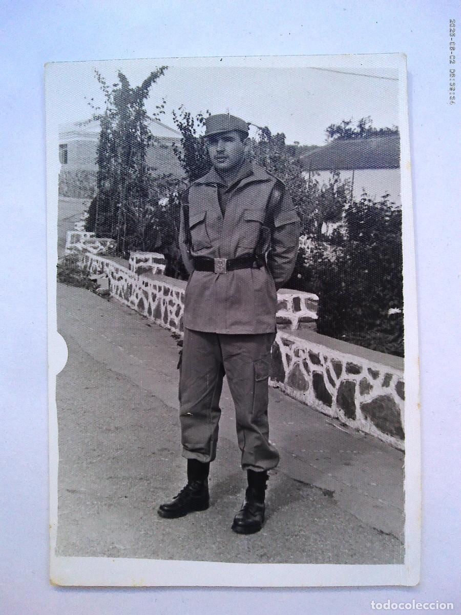 Militaria: FOTO DE MILITAR CON UNIFORME DE CAMPA&Ntilde;A