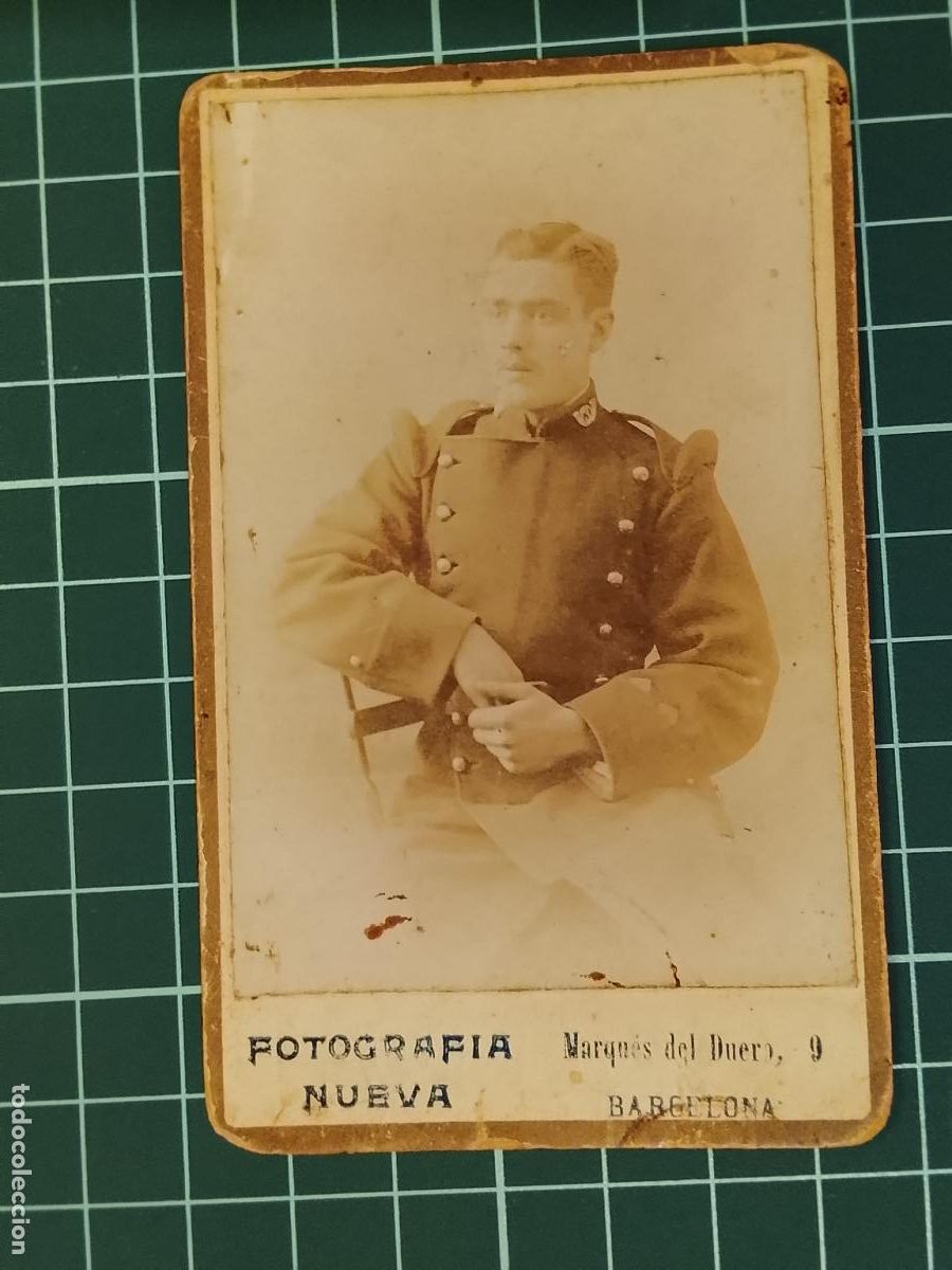 Militaria: SOLDADO MILITAR - JOSE SALAMILLA - FOTOGRAFO FOTO NUEVA , BARCELONA - FOTOGRAFIA ANTIGUA -(116.043)