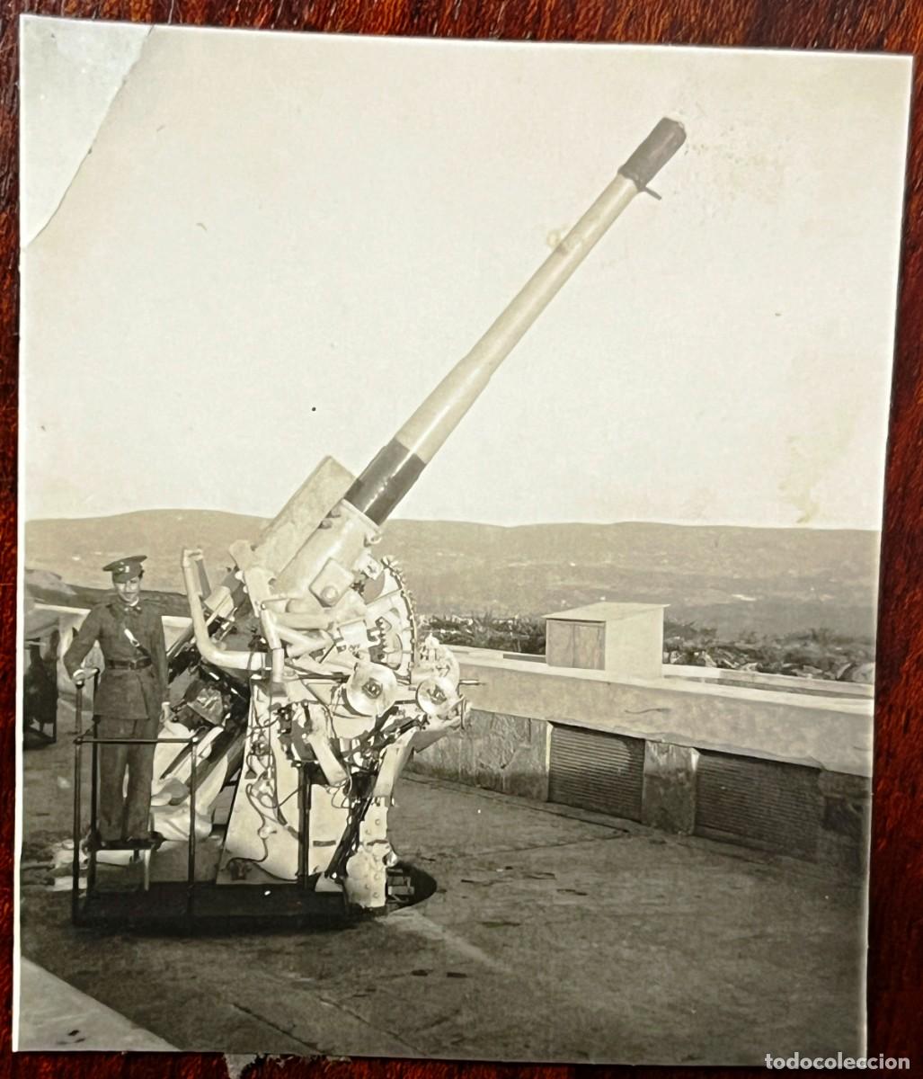 Militaria: Fotograf&iacute;as militar de artiller&iacute;a de costa, probablemente tomadas en el sector de Ferrol (Arco &Aacute;rtab