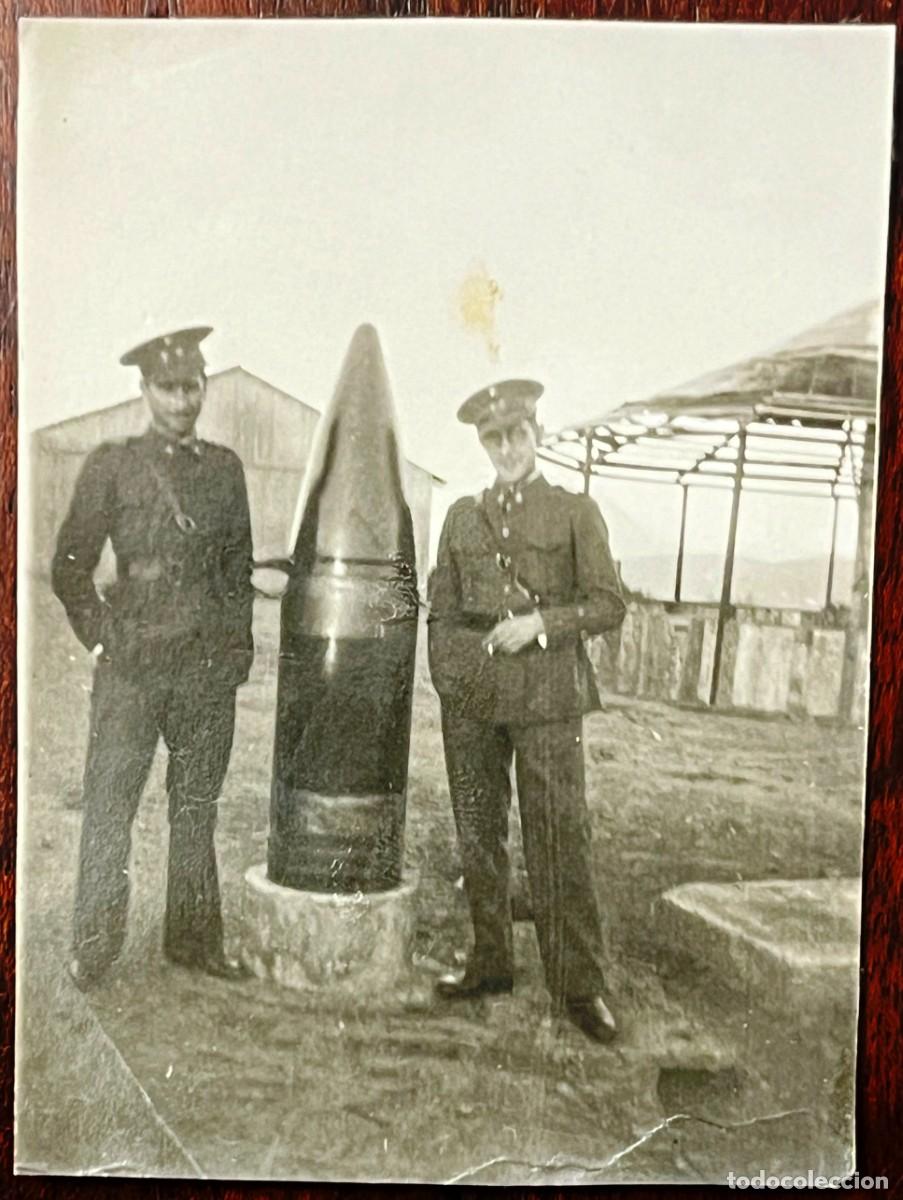 Militaria: Fotograf&iacute;a militar de artiller&iacute;a de costa, probablemente tomadas en el sector de Ferrol (Arco &Aacute;rtabr