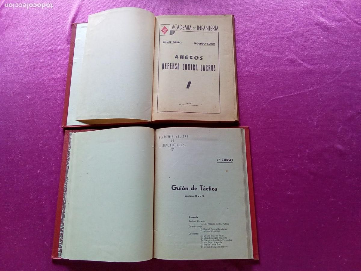 Militaria: ACADEMIA DE INFANTERIA .DEFENSA CONTRA CARROS.2⁰ CURSO.L5 3 2