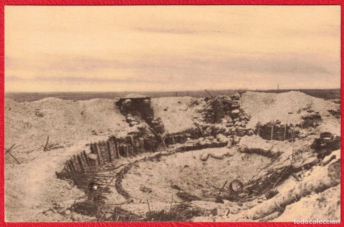 Militaria: 1&ordf; Guerra Mundial Trinchera en Champagne tras Explosi&oacute;n de Mina 1916 Francia Original