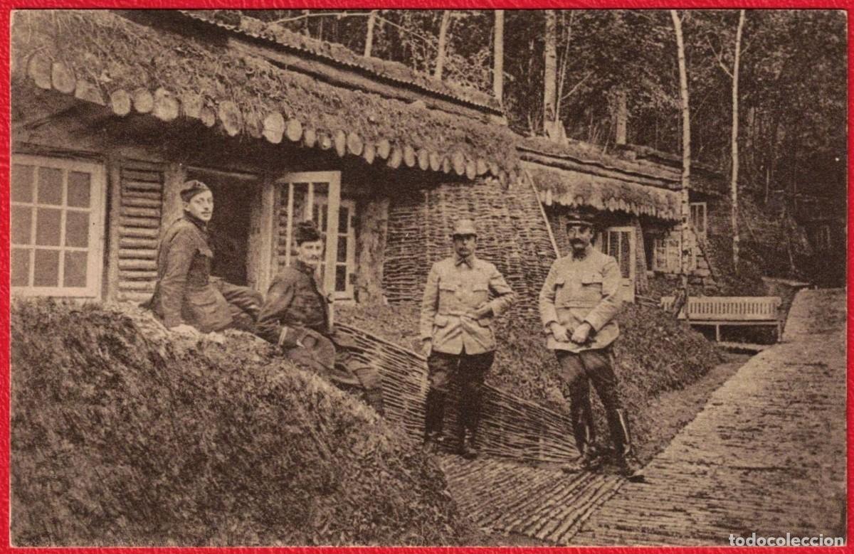 Militaria: 1&ordf; Guerra Mundial Refugio Militar Tras Primera L&iacute;nea Champagne Francia 1916 Original Hist&oacute;rico
