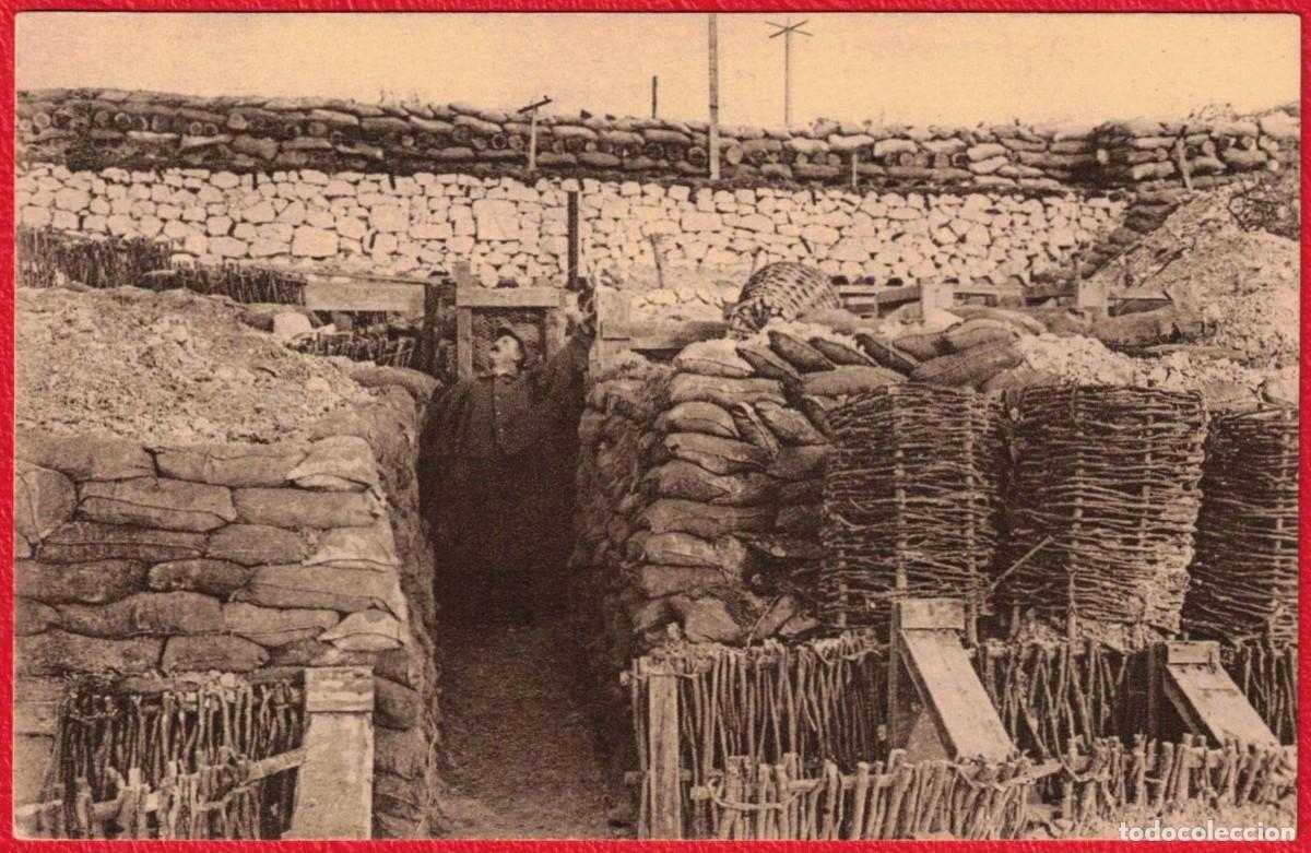 Militaria: 1&ordf; Guerra Mundial Puesto de Mando Artiller&iacute;a Champagne 1916 Francia Original Hist&oacute;rico