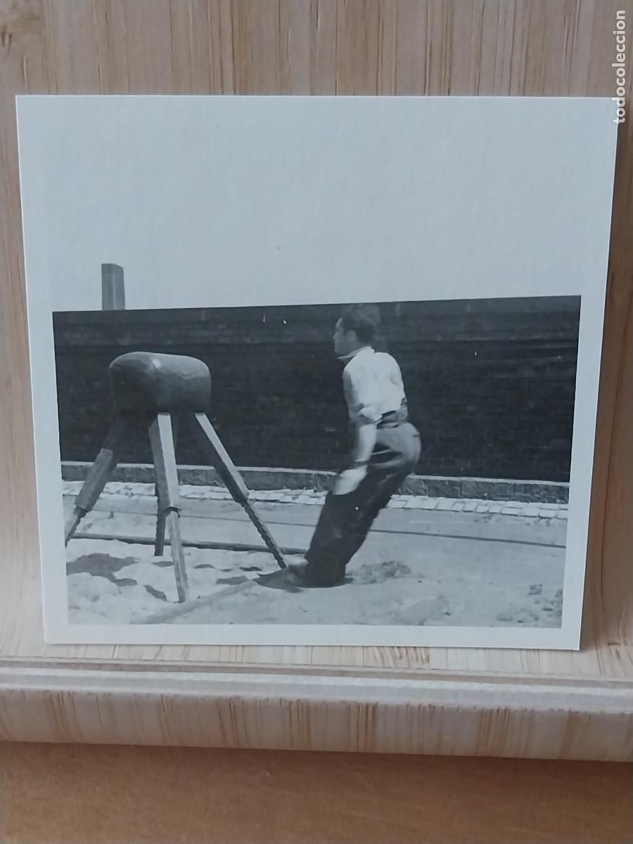 Militaria: SOLDADO PLINTO POTRO GIMNASIA EJERCITO SALTO CABALLO PASO I FOTO PARTICULAR 6.5CMS A&Ntilde;OS 40 50