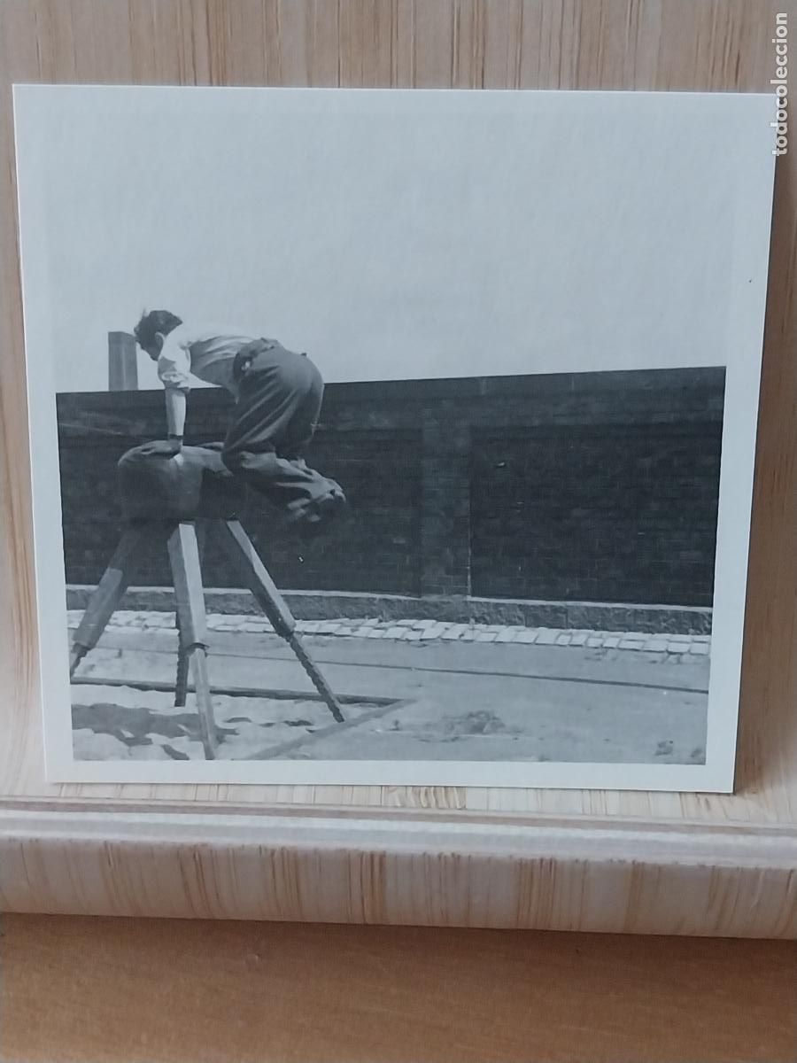 Militaria: SOLDADO PLINTO POTRO GIMNASIA EJERCITO SALTO CABALLO PASO 2 FOTO PARTICULAR 6.5CMS A&Ntilde;OS 40 50