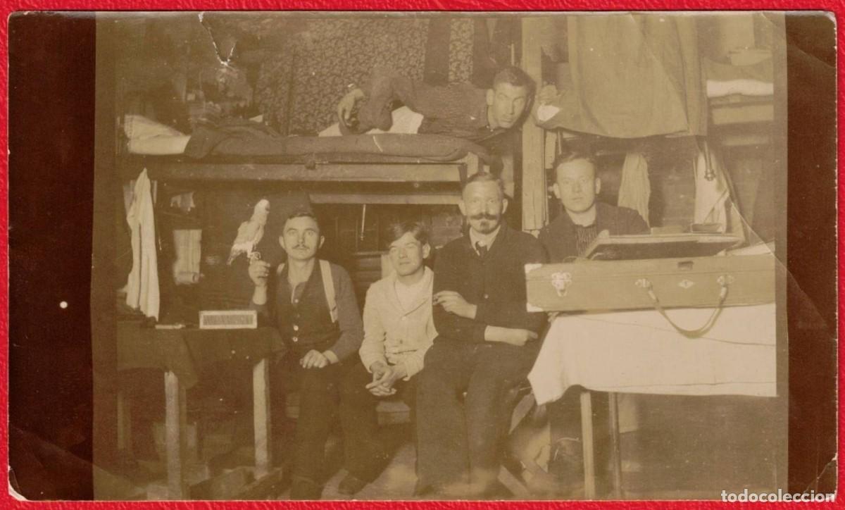 Militaria: ORIGINAL PRISIONEROS INGLESES EN HAMBURGO EJ&Eacute;RCITO IMPERIAL ALEM&Aacute;N KAISERLICHES HEER 1914 - 1918