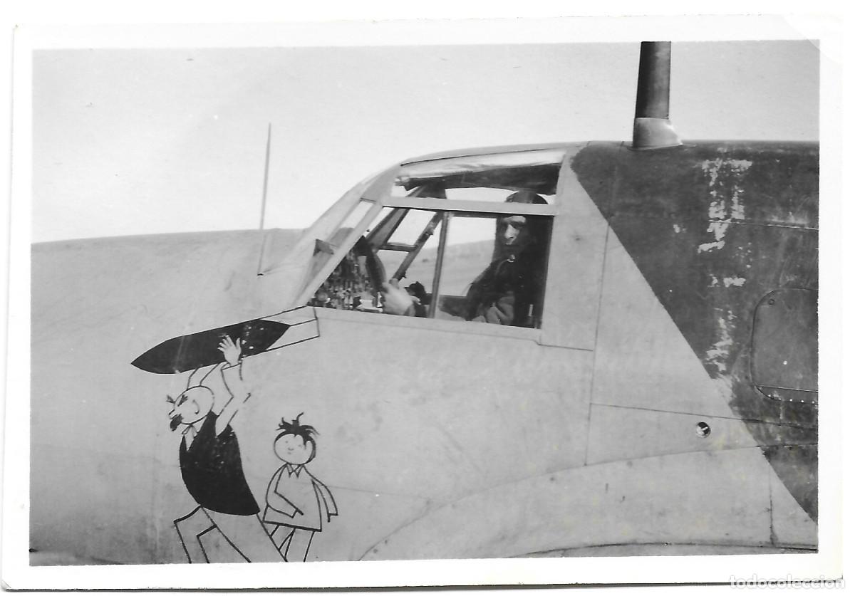 Militaria: 1937-38ca Fotograf&iacute;a guerra civil avi&oacute;n Junker JU 52 Legi&oacute;n C&oacute;ndor base a&eacute;rea Espa&ntilde;a