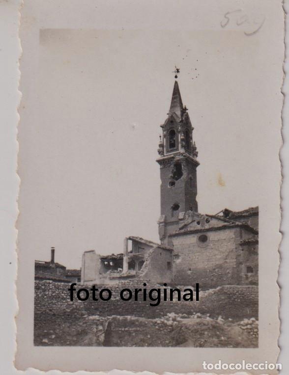Militaria: CAMPANARIO FUENTES DE EBRO ZARAGOZA MAYO 1938 CTV GUERRA CIVIL
