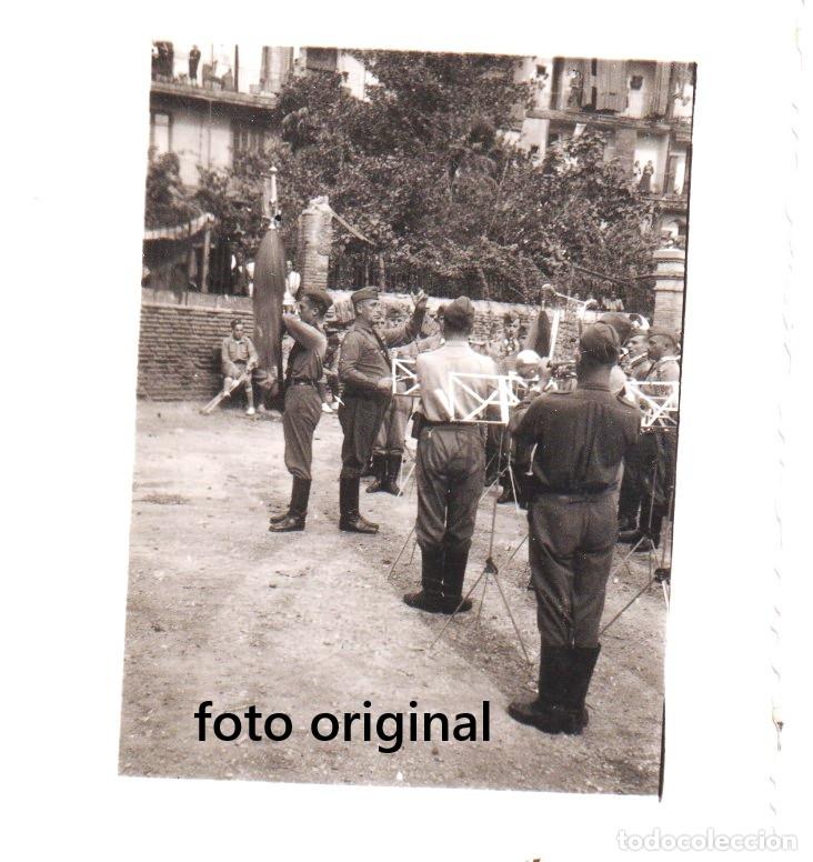 Militaria: ZARAGOZA BANDA DE MUSICA DE LA LEGION CONDOR GUERRA CIVIL 1938