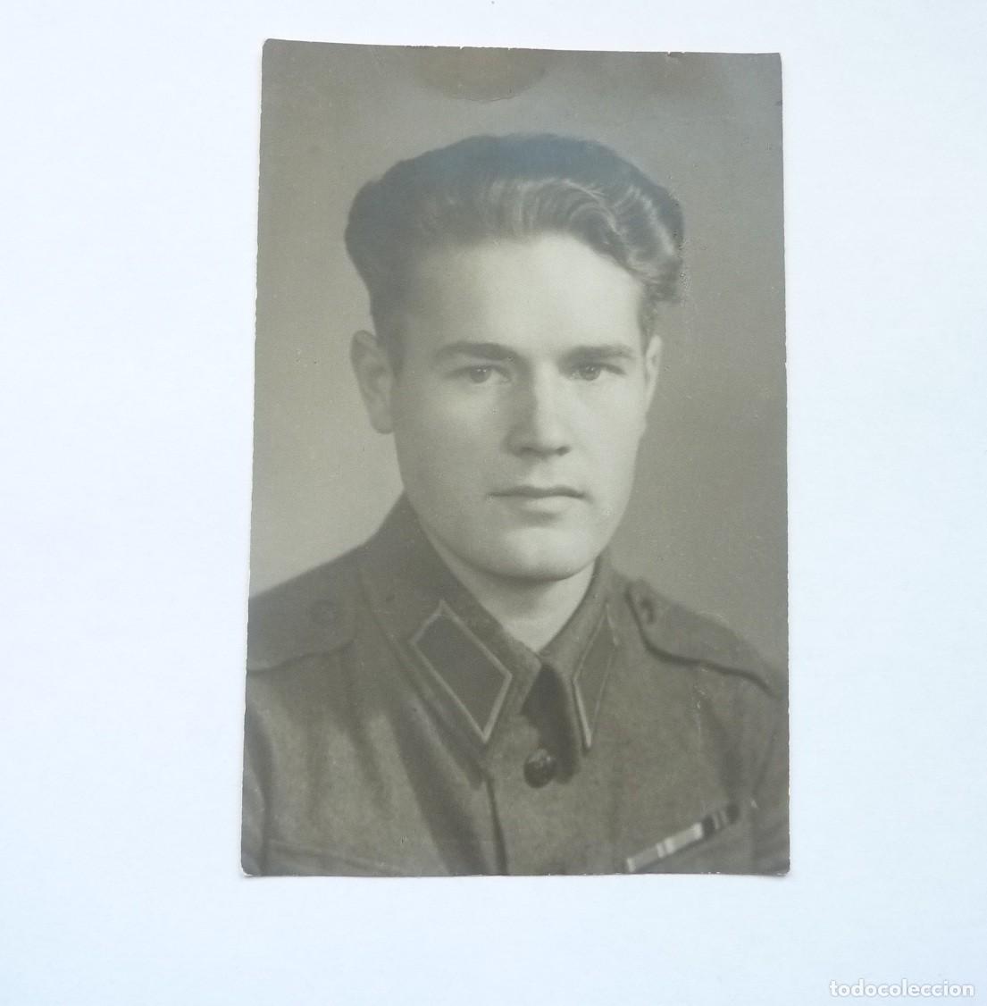 Militaria: Finlandia: Fotograf&iacute;a soldado finland&eacute;s condecorado - Segunda Guerra Mundial