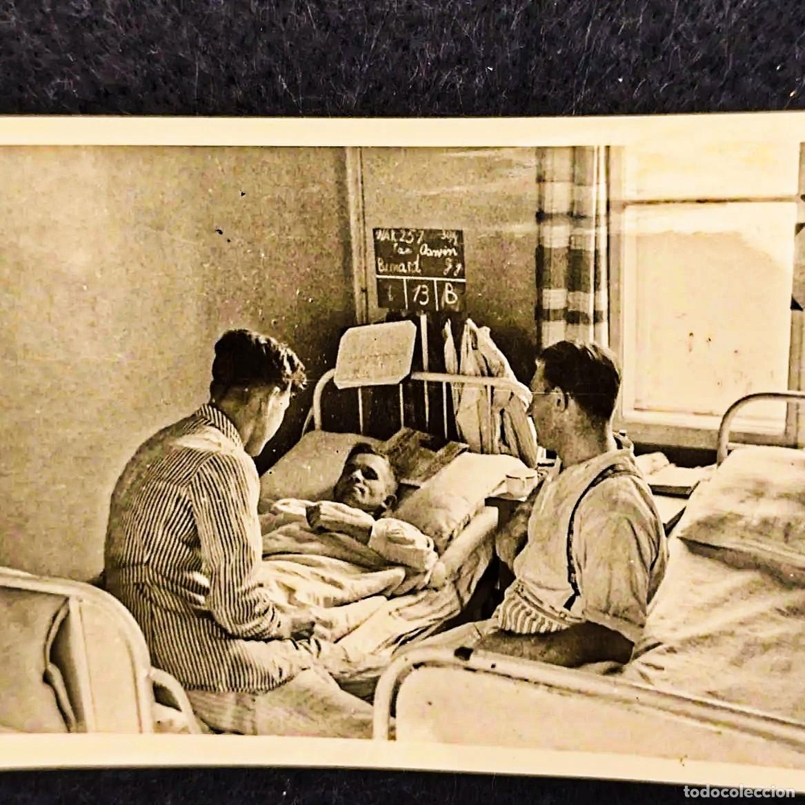 Militaria: HERIDO DE LA WEHRMACHT CON COMPA&Ntilde;EROS EN EL HOSPITAL, A&Ntilde;O 1939 DE LAZARETT - MUNICH