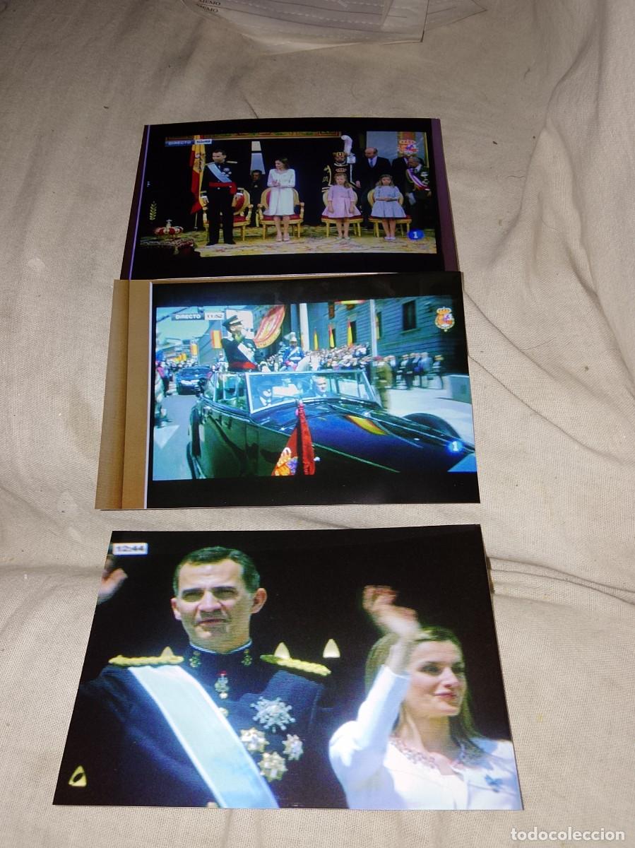 Militaria: 3 fotos originales de la coronaci&oacute;n de Felipe VI 2014