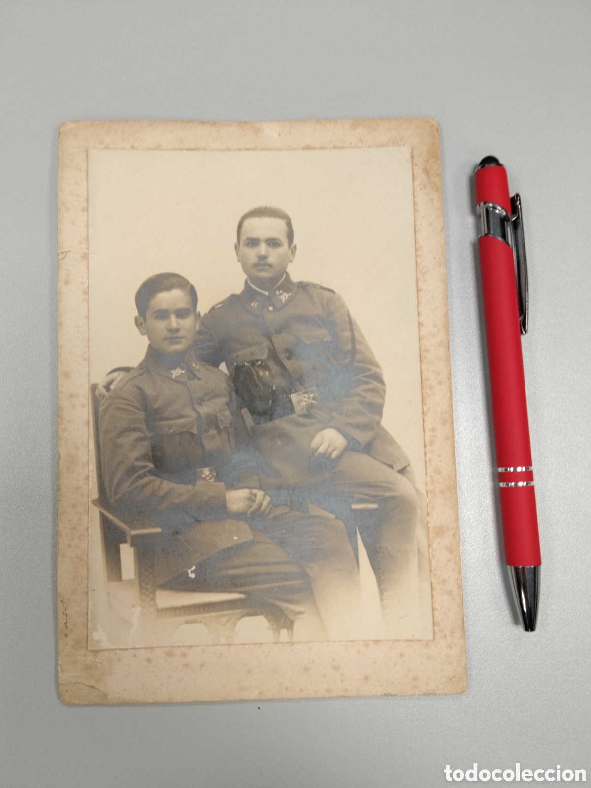 Militaria: Fotograf&iacute;a militares republicanos pre guerra civil 1936.logro&ntilde;o.la rioja.ejercito espa&ntilde;ol.republica