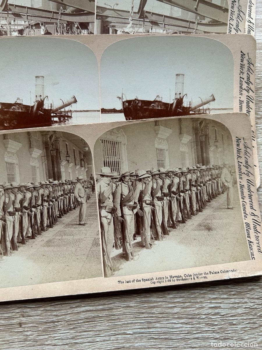 Militaria: Lote fotograf&iacute;as Guerra de Cuba ej&eacute;rcito espa&ntilde;ol