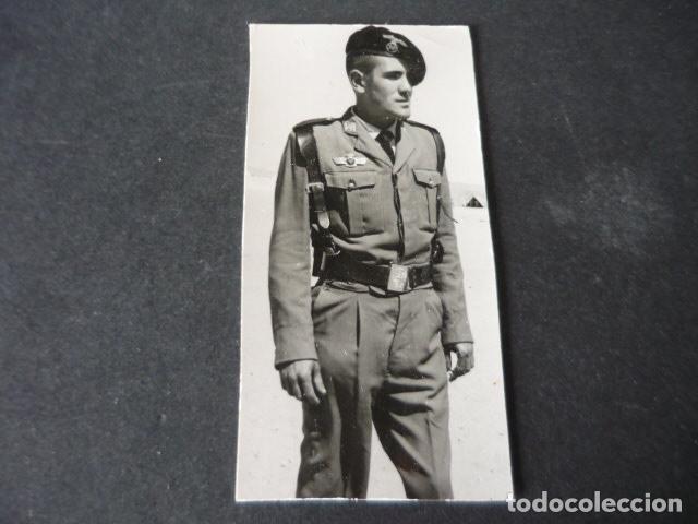 Militaria: AAIUN SAHARA ESPA&Ntilde;OL SOLDADO EJERCITO DEL AIRE PARCAIDISMO ANTIGUA FOTOGRAFIA 7,5 X 4 cm
