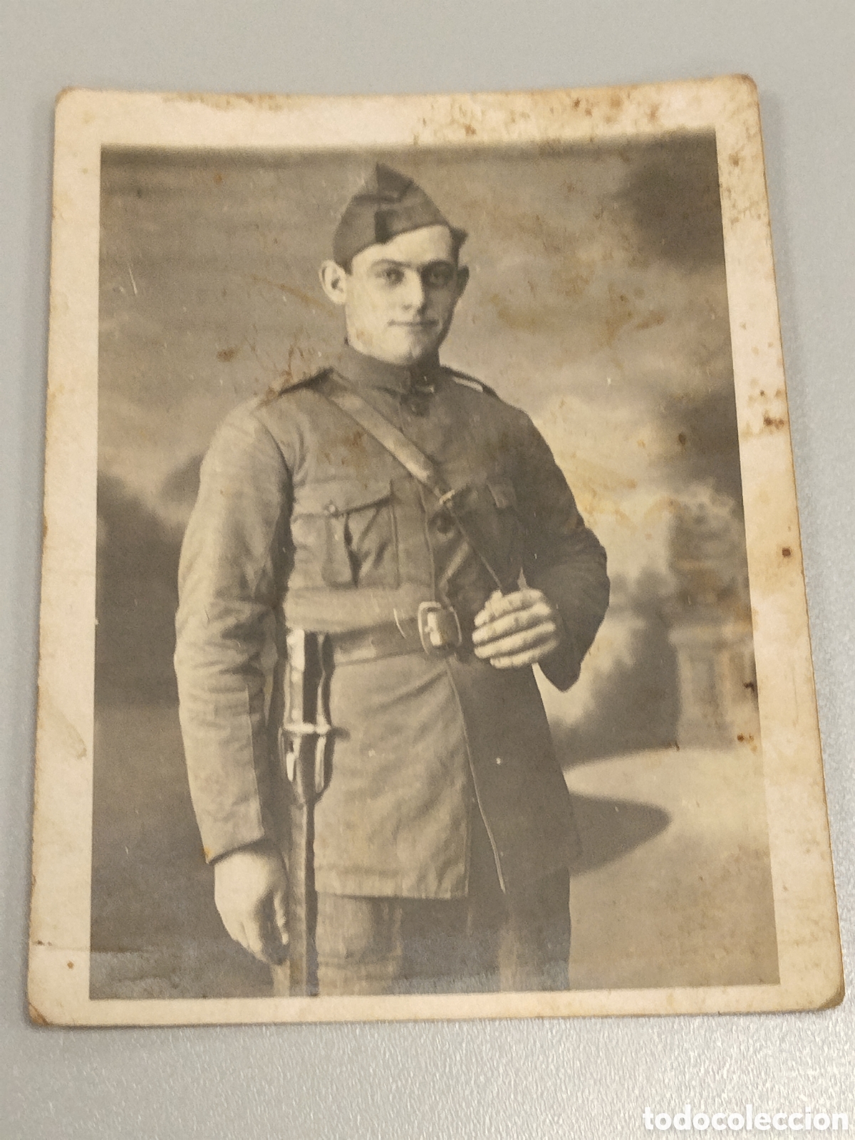Militaria: Fotograf&iacute;a guerra civil militar.bando nacional.falange.franco requete.legionarios.patriotico