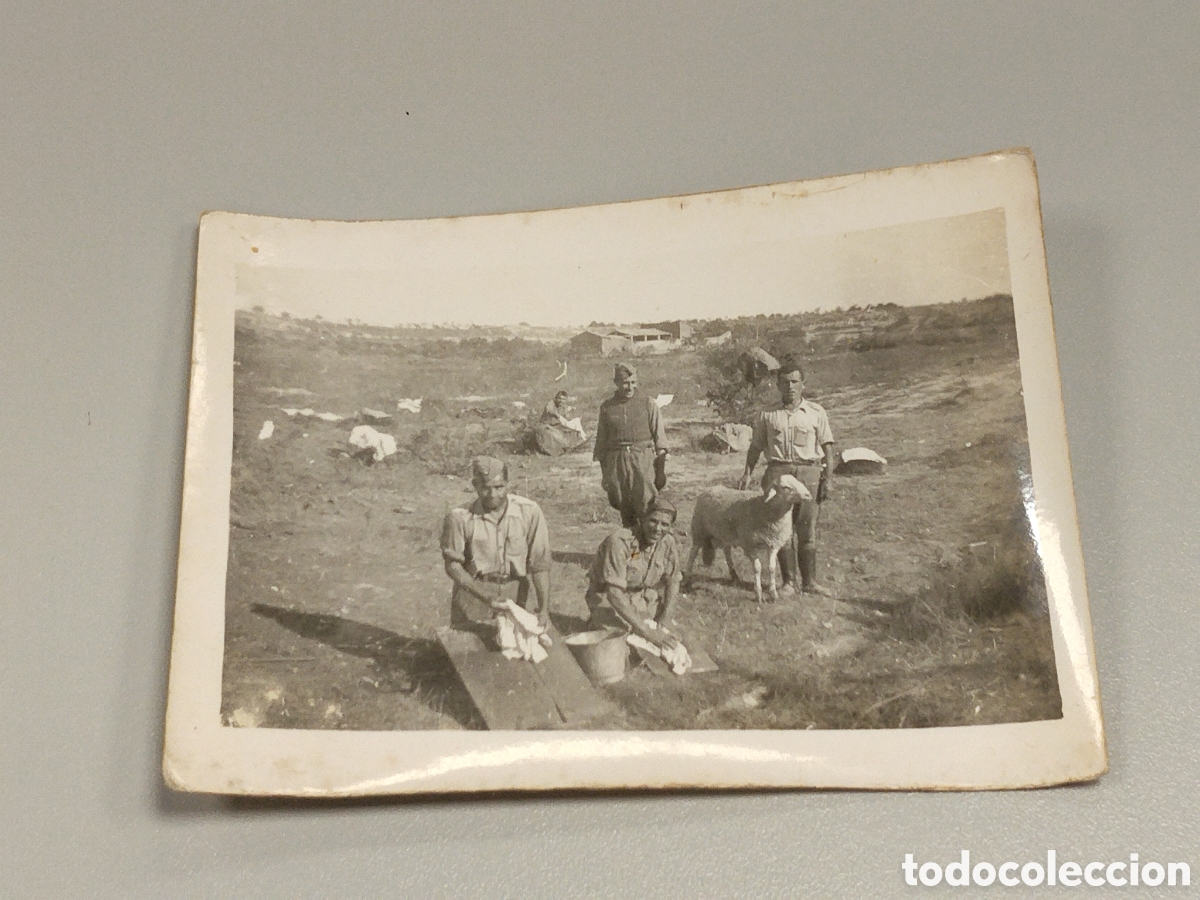 Militaria: Fotograf&iacute;a guerra civil frente de Catalu&ntilde;a.militar.bando nacional.falange. requete.batalla del Ebro.