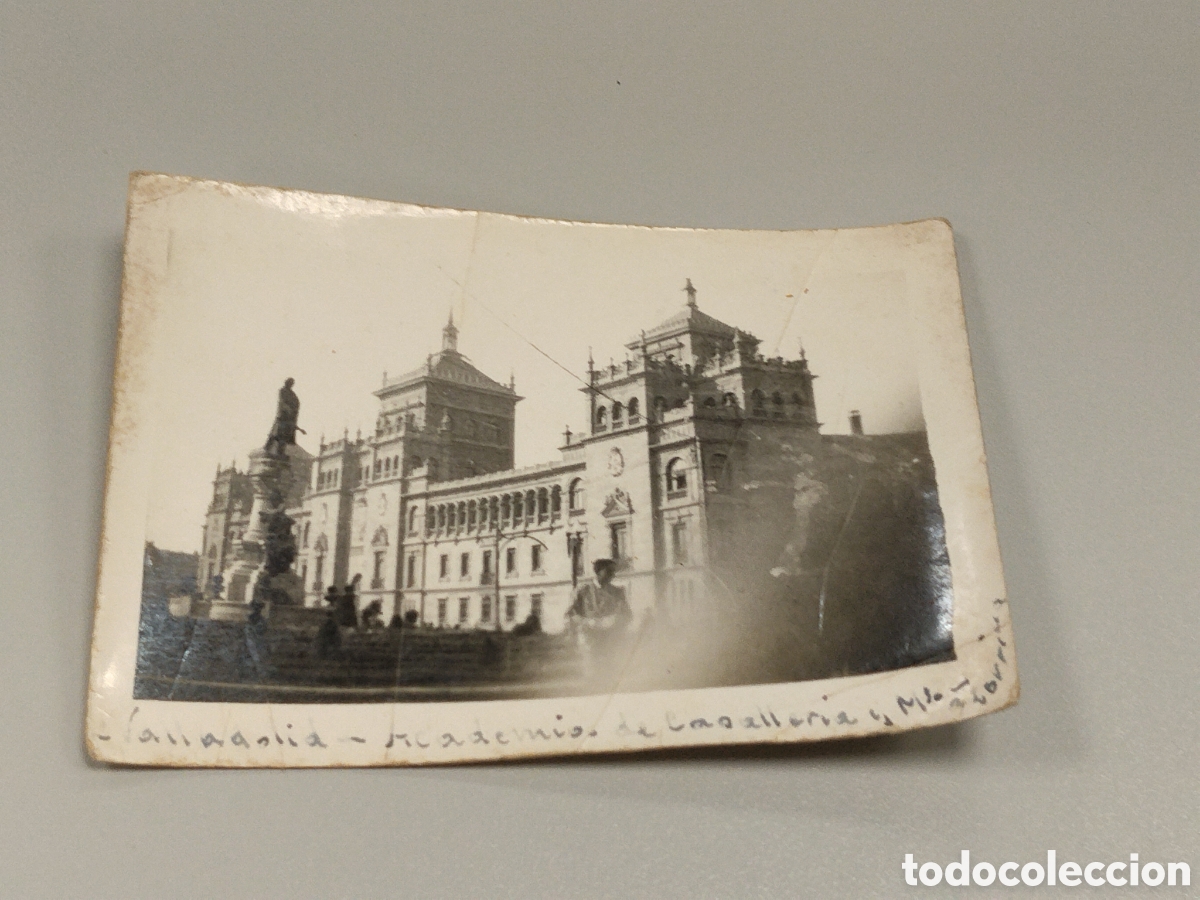 Militaria: Fotograf&iacute;a guerra civil academia de caballeria 1938 Valladolid.militar.bando nacional.falange.requet