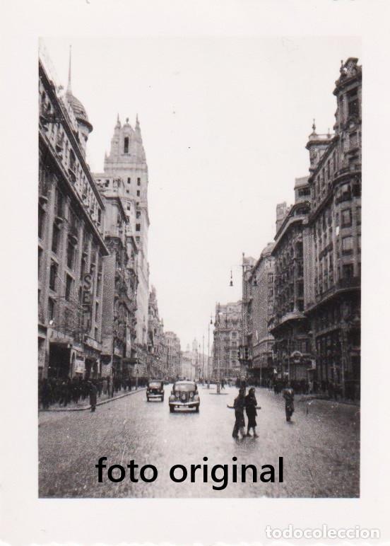 Militaria: GRAN VIA MADRID 1939 VISTO POR CTV ITALIANO DESPUES GUERRA CIVIL