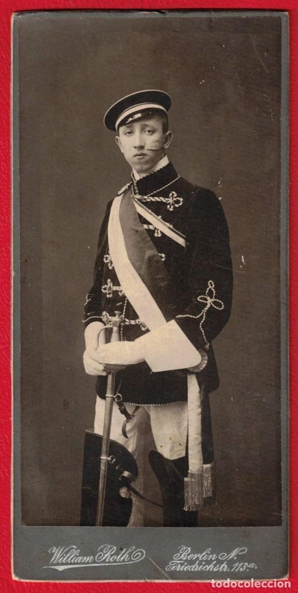 Militaria: William Roth - Berl&iacute;n &mdash; Friedrichstrasse 113a - Cadete aleman prusiano de elite Cicatriz de esgrima
