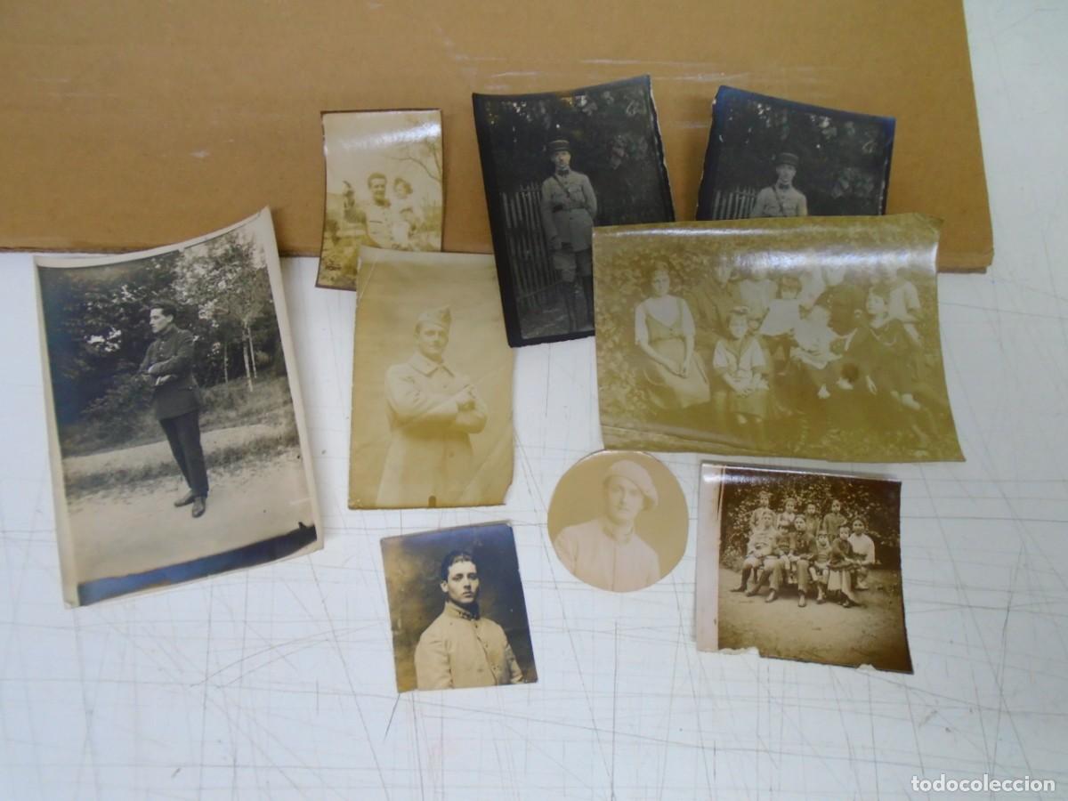 Militaria: LOTE DE 9 FOTOGRAFIAS MILITARES DE LA 1&ordf; GUERRA MUNDIAL 1914-18.