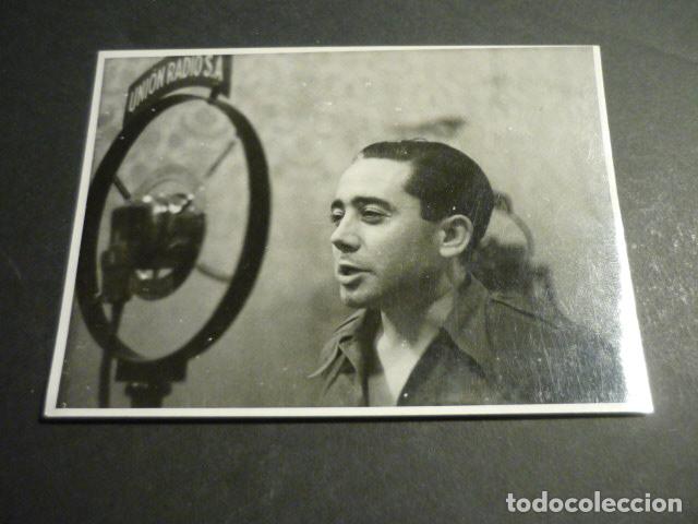Militaria: MADRID ENRIQUE CASTRO UNION RADIO GUERRA CIVIL BANDO REPUBLICANO ANTIGUA FOTOGRAFIA 8,5 X 11