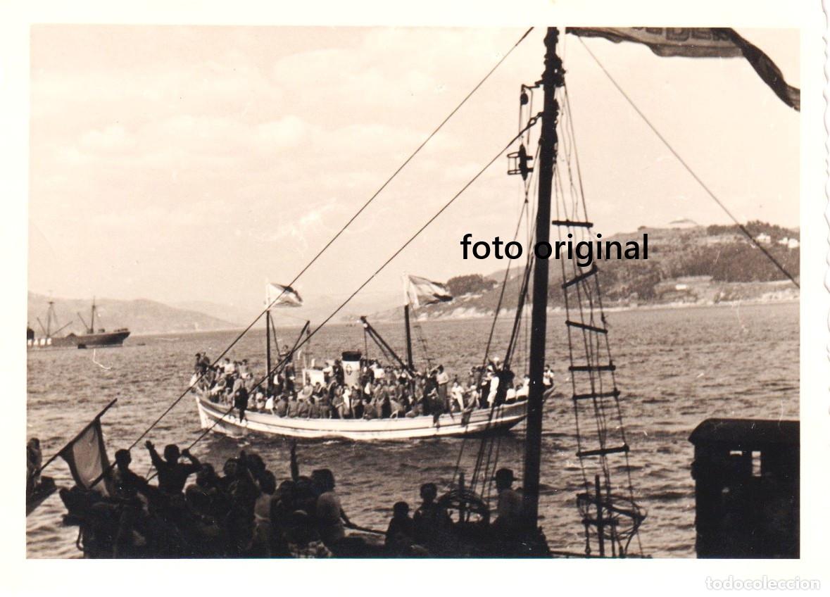 Militaria: DESPEDIDA BUQUES ALEMANES LEGION RIA DE VIGO RUMBO ALEMANIA GUERRA CIVIL