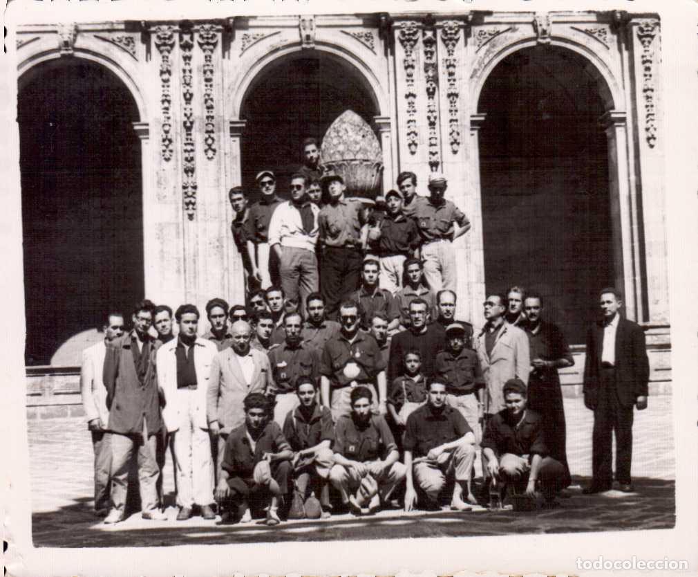 Militaria: FOTOGRAFIA GRUPO DE MIEMBROS DE FALANGE SEU