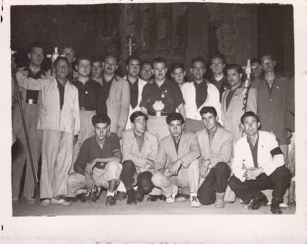Militaria: FOTOGRAFIA GRUPO DE MIEMBROS DE FALANGE SEU