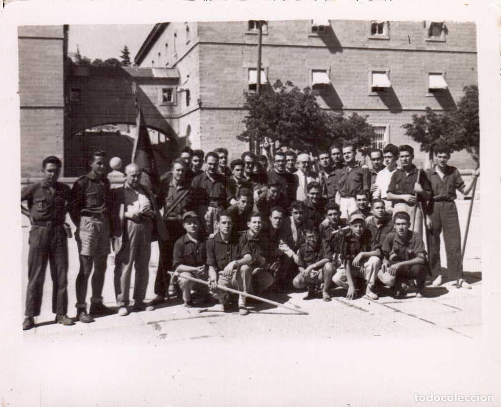 Militaria: FOTOGRAFIA GRUPO DE MIEMBROS DE FALANGE SEU