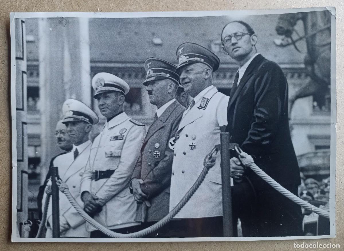 Militaria: Fotograf&iacute;a de Hitler, Goebbels, Wagner y Alfieri (III Reich Hitler- Nazi- Alemania) WWII