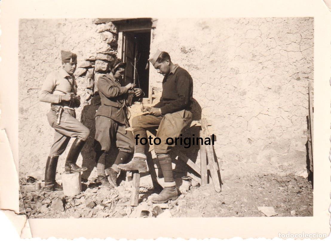 Militaria: MAESTRAZGO TUROLENSE TRANSMISIONES CTV LITTORIO OFICIALES GUERRA CIVIL FRENTE LEVANTE
