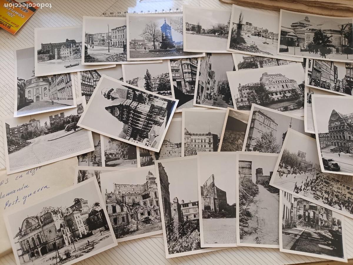 Militaria: Alemania. 32 fotos originales ruinas de la II Guerra Mundial