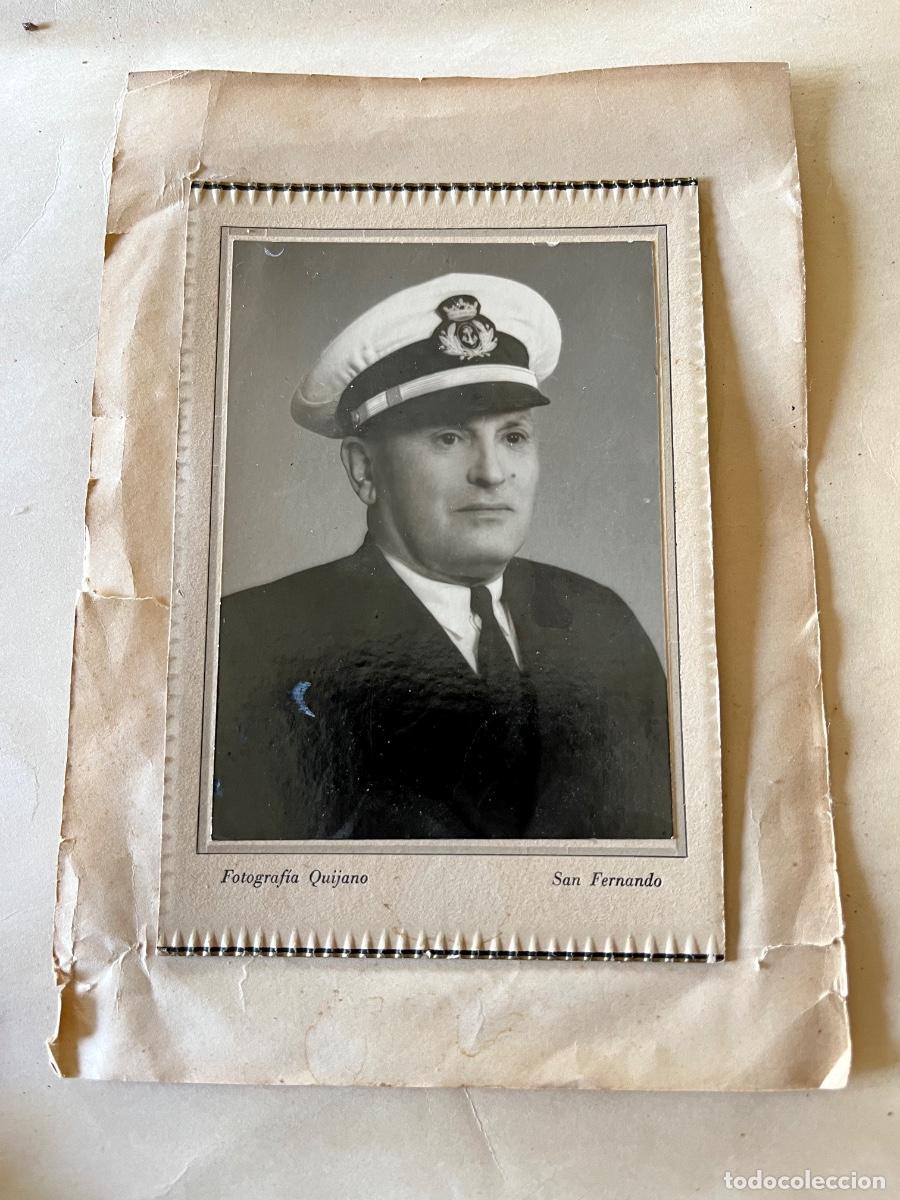 Militaria: FOTOGRAF&Iacute;A MARINO DE LA ARMADA ESPA&Ntilde;OLA EN SAN FERNANDO C&Aacute;DIZ - ESTUDIOS QUIJANO - A&Ntilde;OS 50