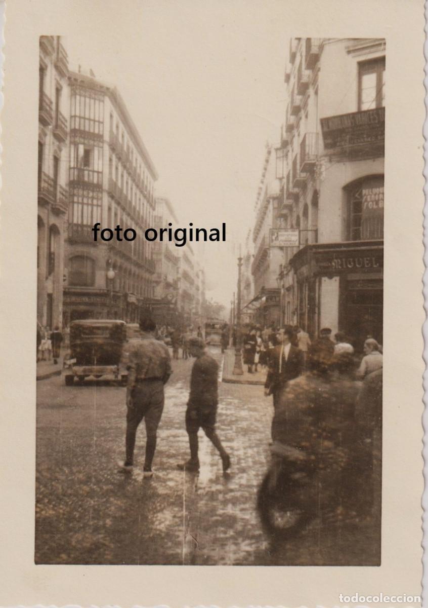 Militaria: CALLES ZARAGOZA PLENA GUERRA CIVIL LEGION CONDOR