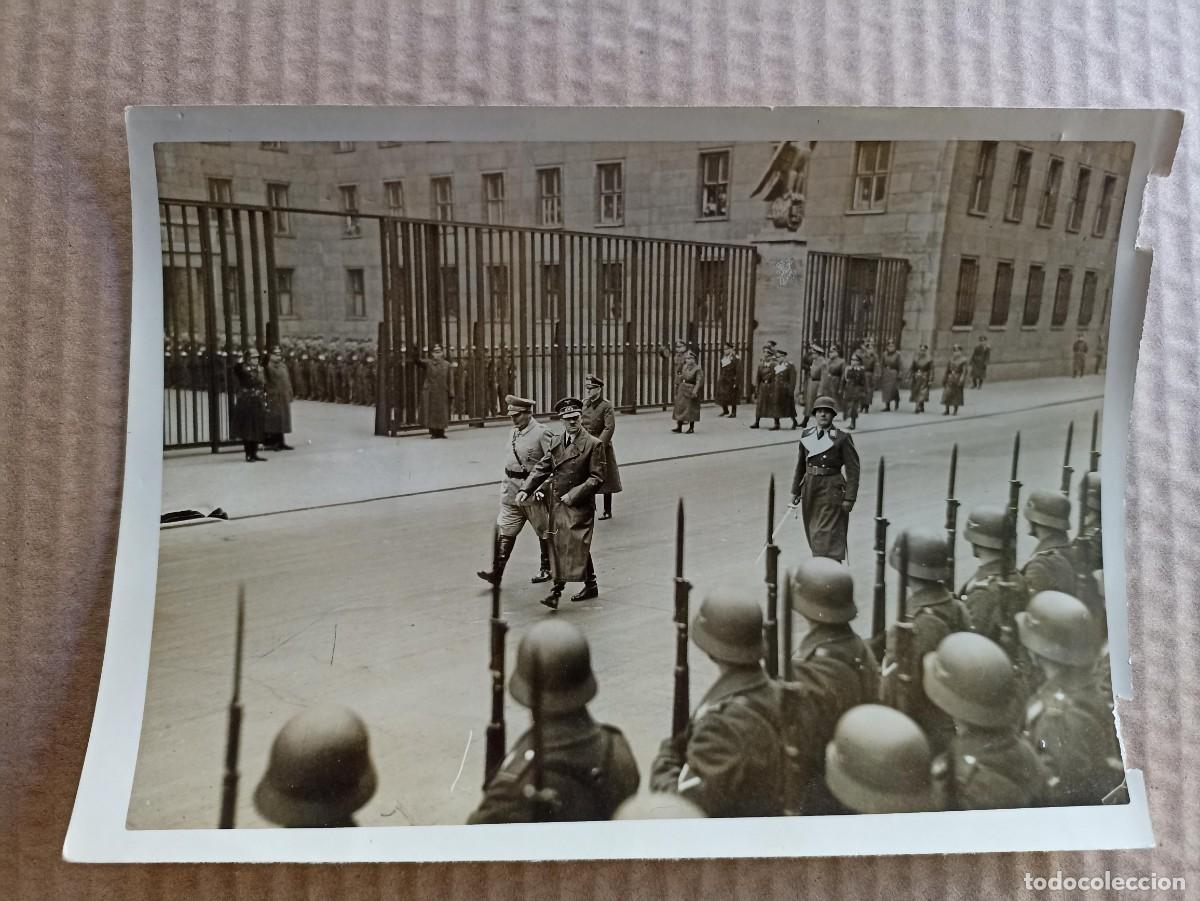 Militaria: Hitler y G&ouml;ring en el entierro del Coronel M&ouml;lders, fotograf&iacute;a (III Reich Hitler- Nazi- Alemania)