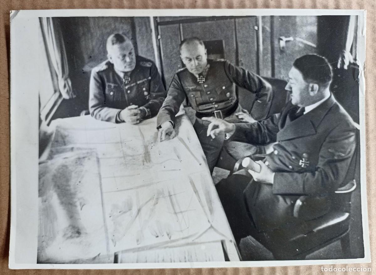 Militaria: Fotograf&iacute;a F&uuml;hrersonderzug Amerika (Tren de Hitler), Hitler, Keitel​ y Von Brauchitsch en 1941