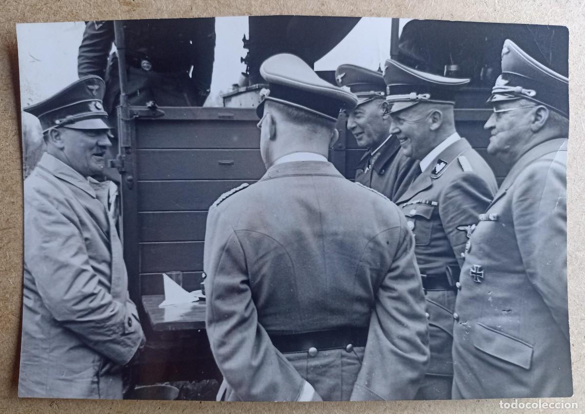 Military Antiques: Fotograf&iacute;a de Hitler, Himmler y varios generales en la Batalla de Alsacia (III Reich Hitler- Nazi
