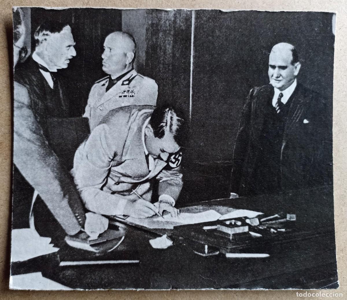 Military Antiques: Fotograf&iacute;a Hitler y Mussolini, Munich 1938 (III Reich Hitler- Nazi- Alemania) WWII