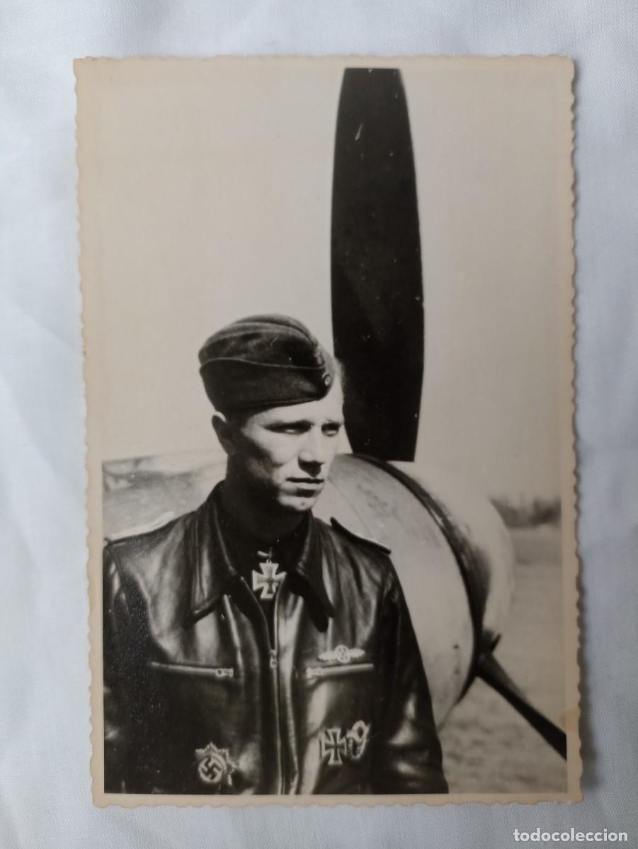 Militaria: Fotograf&iacute;a original Franz-Josef Beerenbrock (piloto de combate) (III Reich Hitler- Nazi- Alemania)