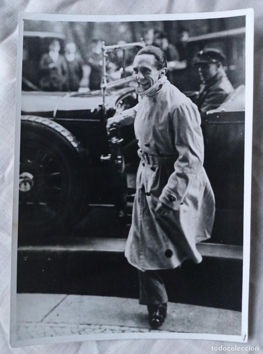 Militaria: Joseph Goebbels, fotograf&iacute;a Original (III Reich Hitler- Nazi- Alemania) 1932